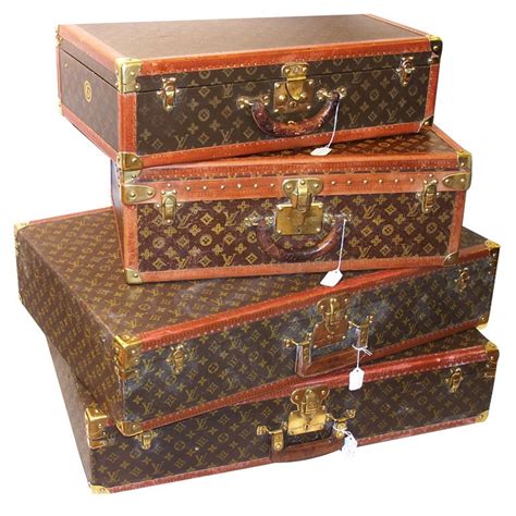 louis vuitton hard luggage.